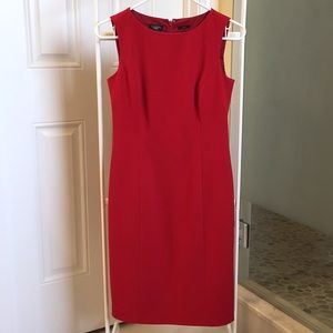Talbots Red Sleeveless Tank Dress